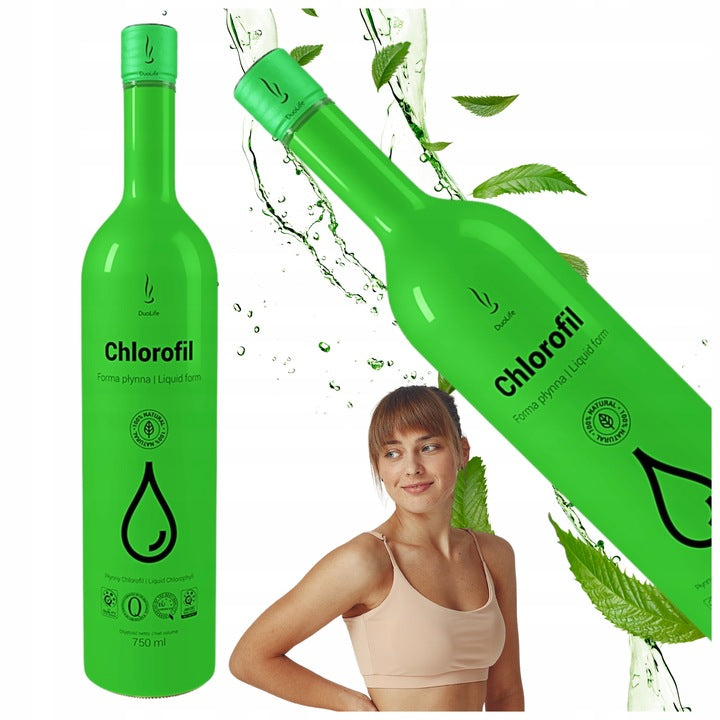zestaw suplementów duolife 4x750 ml – kolagen + chlorofil + witamina c